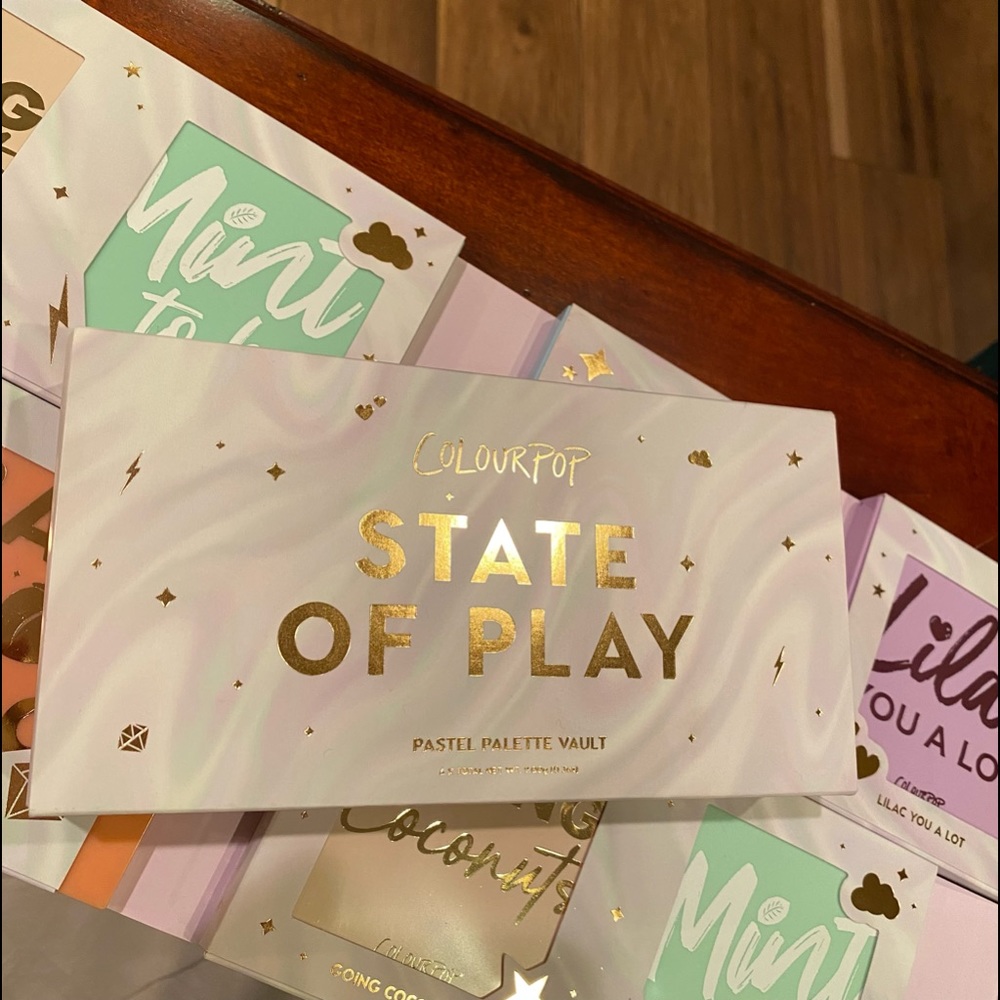 NWT DISCONTINUED ❤️LAST 1❤️ STATE OF PLAY  6 COLOURPOP  EYESHADOW PALETTE VAULT - Picture 4 of 4